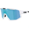 Image de Bliz - Lunettes de soleil polyvalentes - Vision Matt White Smoke W Blue Multi - Blanc