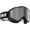 Image de Masque de ski BLIZ Liner JR (BLACK-WHITE LOGO - BROWN SILVER MIRROR - CAT.3) Enfant