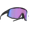 Image de Bliz - Lunettes de soleil de sport - Fusion Matt Black Nano Nordic Light Begonia Violet W Blue Multi - Noir