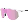 Image de Bliz - Lunettes de soleil polyvalentes - Hero Matt White Brown w Pink Multi - Blanc