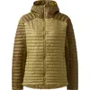 Image de Haglöfs - Doudoune à capuche légère - L.I.M Mimic II Hood W Oak Brown/Teak Brown pour Femme - Taille S - Marron