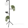 Image de Lampadaire - Globen Lighting - Astoria - H153cm - Noir - Tripode Avec Tablettes