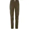Image de Fjall Raven - Pantalon de randonnée résistant - Stina Trousers W Dark Olive pour Femme en Coton - Taille S - Vert