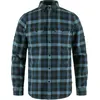 Image de Fjall Raven - Chemise en coton biologique - Skog Shirt M Indigo Blue Dark Navy pour Homme en Coton - Taille XS - Bleu