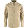 Image de Fjall Raven - Chemise en G-1000® Air Stretch - Abisko Trail Shirt LS M Fossil pour Homme en Coton - Taille M - Beige