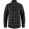 Image de Fjall Raven - Chemise en coton biologique - Skog Shirt M Dark Navy Dark Oak en Coton - Taille M - Gris