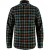 Image de Fjall Raven - Chemise en coton biologique - Skog Shirt M Dark Navy Dark Oak pour Homme en Coton - Taille S - Gris