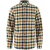 Image de Fjall Raven - Chemise en coton biologique - Skog Shirt M Fossil Dark Navy en Coton - Taille XS - Beige