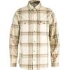 Image de Fjall Raven - Chemise en coton biologique - Övik Lite Flannel Shirt M Chalk White Fossil pour Homme en Coton - Taille XL - Beige