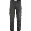 Image de Fjall Raven - Pantalon de randonnée résistant - Vidda Pro Lite Zip Off Trousers M Dark Grey pour Homme en Coton - Taille S/M - Gris