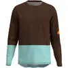 Image de T-shirt VTT POC M's Motion Air L/S Jersey (Bronzite Brown/Lazurite Blue)