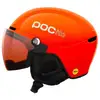 Image de Casque de ski à visière POC POCito Obex Visor (Fluorescent Orange/Clarity POCito/Partly Sunny/Light Orange) Enfants