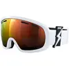 Image de POC - Masque de ski - Fovea Mid Blixten White/Partly Sunny Orange - Blanc