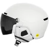 Image de POC - Casque de ski/snowboard - Obex Visor Hydrogen White/Clarity Universal/Sunny/Grey - Taille 51-54 cm - Blanc