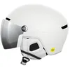 Image de Casque de ski à visière POC Obex Visor (Hydrogen White/Clarity Universal/Partly Sunny/Silver)
