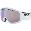 Image de POC - Masque de ski photochromique - Fovea Mid Photochromic Hydrogen White/Photochromic/Changeable Sky Blue - Blanc