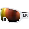 Image de Masque de ski POC Fovea (Hydrogen White/Partly Sunny Orange) cat 2