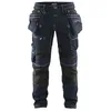 Image de BlÃ¥klÃ¤der 1990 - Pantalon X1900 artisan stretch 2D - C52 - Marine/Noir