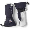 Image de Hestra - Gants de ski 3 doigts en cuir - 3-finger Army Leather Heli Ski Navy en Cuir - Taille 11
