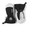 Image de Hestra - Moufles de ski en cuir - Mitt Army Leather Heli Ski Jr. Black en Cuir - Taille Enfant 5 - Noir