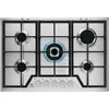 Image de Electrolux Slim line KGS7536SX Table de cuisson au gaz Acier inoxydable - 5 foyers