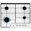 Image de Electrolux Plaque de cuisson Gaz SÃ©rie 600 Slim line 60 cm KGS6424W Blanc