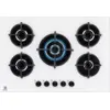 Image de Electrolux Plaque Gaz 5 foyers Gaz on Glass EGG75372W