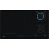 Image de AEG table de cuisson mixte 2 feux gaz + 2 zones induction HDB95623NB 8000 MIXED grilles fonte 90 cm