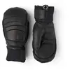 Image de Hestra - Moufles de ski en cuir - Mitt Fall Line Black/Black en Cuir - Taille 11 - Noir