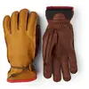 Image de Hestra - Gants de ski en cuir - Wakayama Glove Cork/Brown en Cuir - Taille 7 - Marron