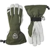 Image de Hestra - Gants de ski en cuir - Glove Army Leather Heli Ski Olive en Cuir - Taille 8 - Kaki