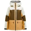 Image de Peak Performance - Veste de ski en GORE-TEX - W Gravity Gore-Tex 3L Jacket Sierra Sand Meadow Moss pour Femme - Taille M - Marron