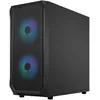 Image de Fractal Design Focus 2 RGB - Tour - ATX - panneau latÃ©ral fenÃªtrÃ© (verre trempÃ©) - pas d'alimentation (ATX) - noir TG teinte claire - USB/Audio