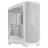 Image de BoÃ®tier PC - FRACTAL DESIGN - Meshify 3 TG - E-ATX (277 mm) - 3 ventilateurs - USB Type C de 20 Gbps - Blanc