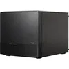 Image de Fractal Design Node 804 - Tour - micro ATX - panneau latÃ©ral fenÃªtrÃ© - pas d'alimentation - Noir aluminium brossÃ© - USB/Audio