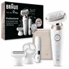 Image de Braun Silk-Épil 9 Flex 9-360 3d 40 Pince(S) Rose, Blanc