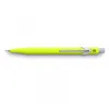 Image de Porte-Mines - MÃ©tal - Jaune Fluo - Mine De 0,7mm - Rechargeable - Caran D'ache 849