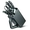 Image de Victorinox Bloc De Cuisine Noir Porte Couteaux 7.7243.6 5 Forges Ciseaux