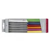 Image de Victorinox 6.7839.6g Coffret 6 Couteaux De Table/Tomates, Lame CrantÃ©e 11 Cm Inox, Bout Rond, Manche Polypro. Couleurs Assorties