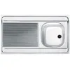 Image de Evier Inox Ã Poser 1 Cuve Et 1 Ãgouttoir - 80 X 60 Cm Franke
