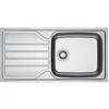 Image de Ãvier Ã  encastrer inox lisse 1 cuve 1 Ã©gouttoir 1000 x 500 mm FLN 611-XL FRANKE