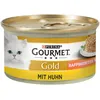 Image de 48x85g Poulet Recettes RaffinÃ©es Gold Gourmet - Nourriture Pour Chat
