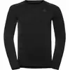 Image de Odlo - Première couche technique - BL Top Crew Neck LS Performance Warm Eco M Black/Graphite Grey pour Homme - Taille XL - Noir