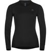 Image de Odlo - Première couche technique - BL Top Crew Neck LS Active Warm W Black - Taille S - Noir