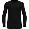 Image de Odlo - Première couche technique - BL Top Crew Neck LS Active Warm Eco M Black pour Homme - Taille XL - Noir