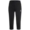 Image de Odlo - Women's Tights 3/4 Essential Polyester - Collant De Running Taille Xs, Noir