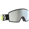 Image de Masque de ski SCOTT Ambit (black/neon yellow - AMP white chrome S2) cat.2