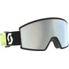 Image de Scott - Masque de ski - Ambit Black/Neon Yellow AMP White Chrome S2 en Silicone - Noir