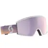 Image de Masque de ski SCOTT Ambit Compact (white/soft pink - AMP lavender chrome S3) cat.3