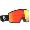 Image de Masque de ski SCOTT Ambit LS (black/white - AMP LS red chrome S2-3) cat.2-3